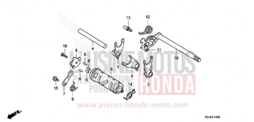BARILLET DE SELECTION CRF100F8 de 2008